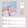 Full Cover French Toenails Manicure Tool Press False Nail New Nail Tips Girls