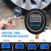 Digital Pressure Gauge Cars Motorcycle Tire Tyre Gauge Inflator Tester 1/8 NPT