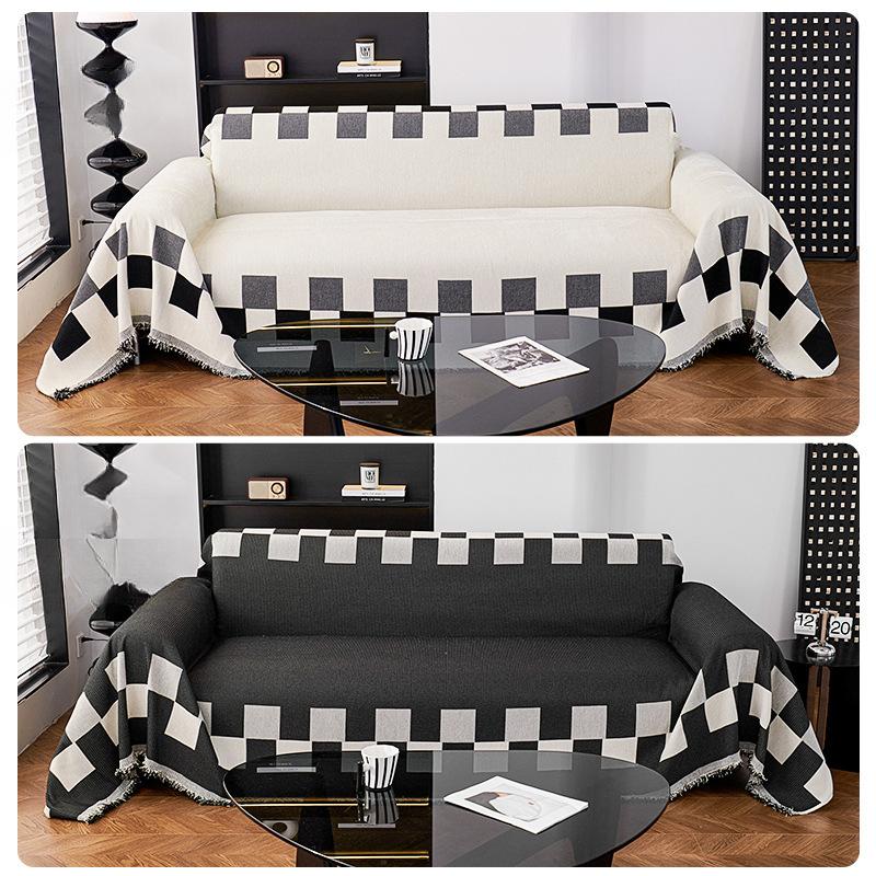 Полотенце для дивана из синели, универсальный универсальный чехол для дивана Four Seasons, пылезащитный чехол, цельный чехол для дивана, ткань с защитой от царапин