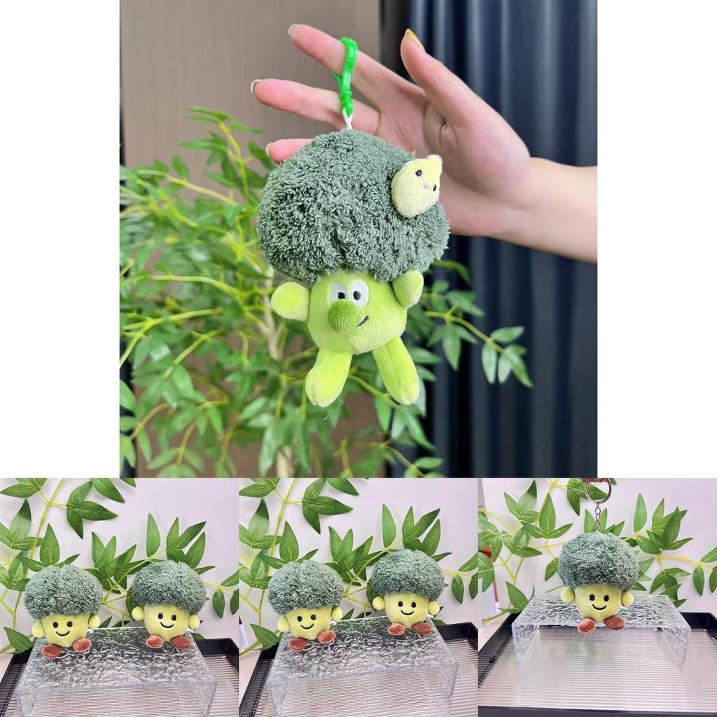 Adorable Plush Vegetable And Fruit Character Keychain With Soft Short Fur Design