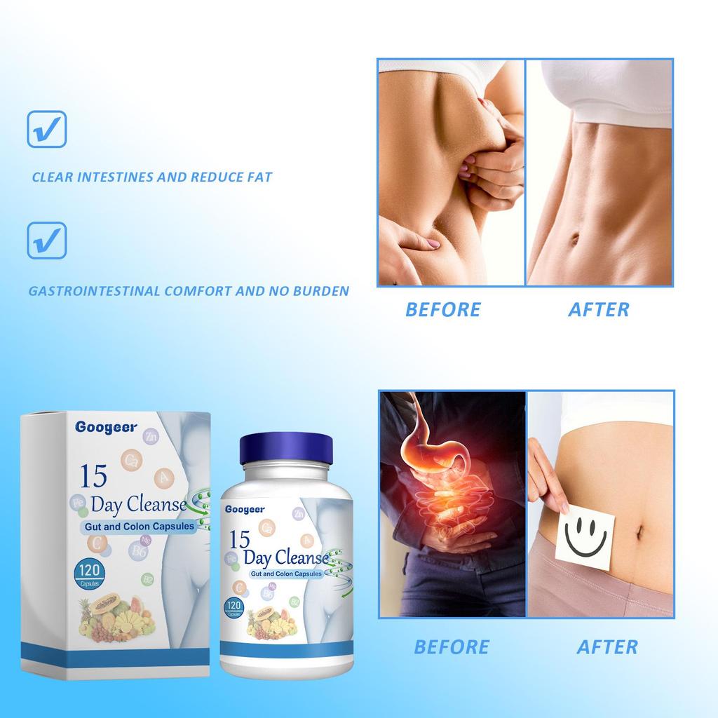 Капсулы Googeer для очищения кишечника и толстой кишки