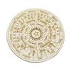 Star Pendulum Board Wooden Dowsing Divination Board Round Metaphysical Message Board Witchcraft