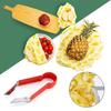 Strawberry Huller Corer Remover Pineapple Eye Remover Long Handle Ergonomic Labor-saving Stainless Steel Scraper Portable Kitchen Gadget