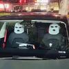 Забавная маска-чехол на подголовник автомобильного сиденья в виде знаменитости из Интернета с индивидуальной шапкой для особого декора автомобиля.