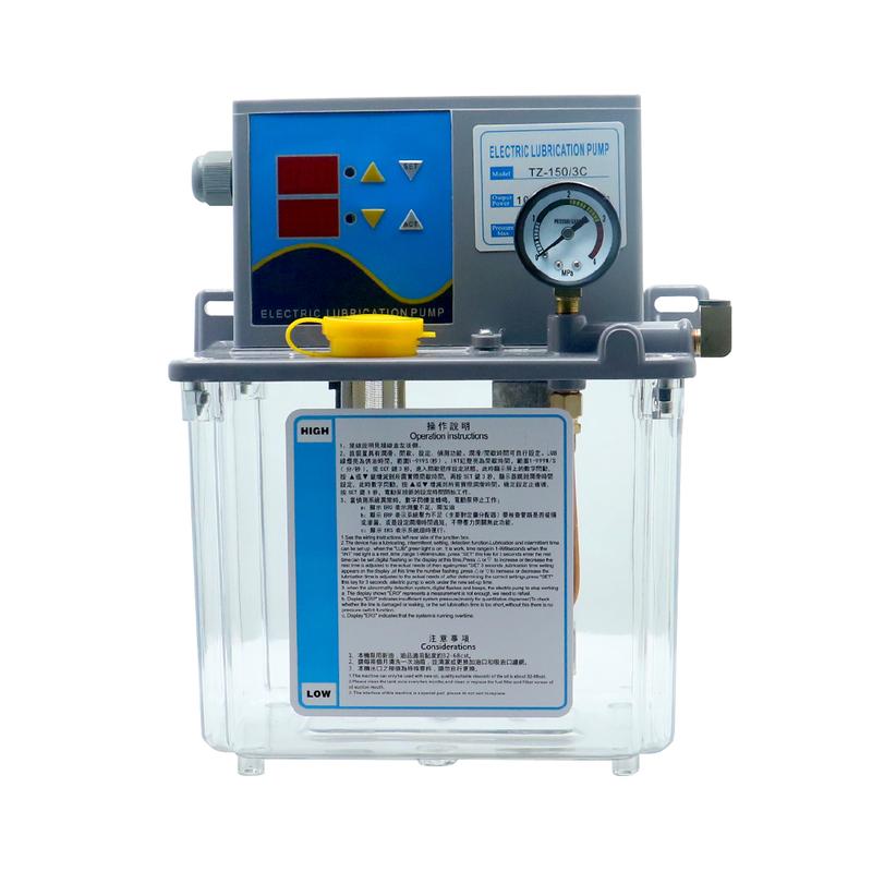 2L 3L 4L Lubricant Pump Automatic Lubricating Oil Pump with Pressure Gauge Semi Automatic or PLC control For CNC Lathe