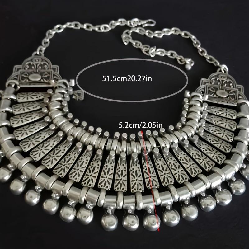 Массивное ожерелье-нагрудник, без мозаики — дизайн в этническом турецком стиле