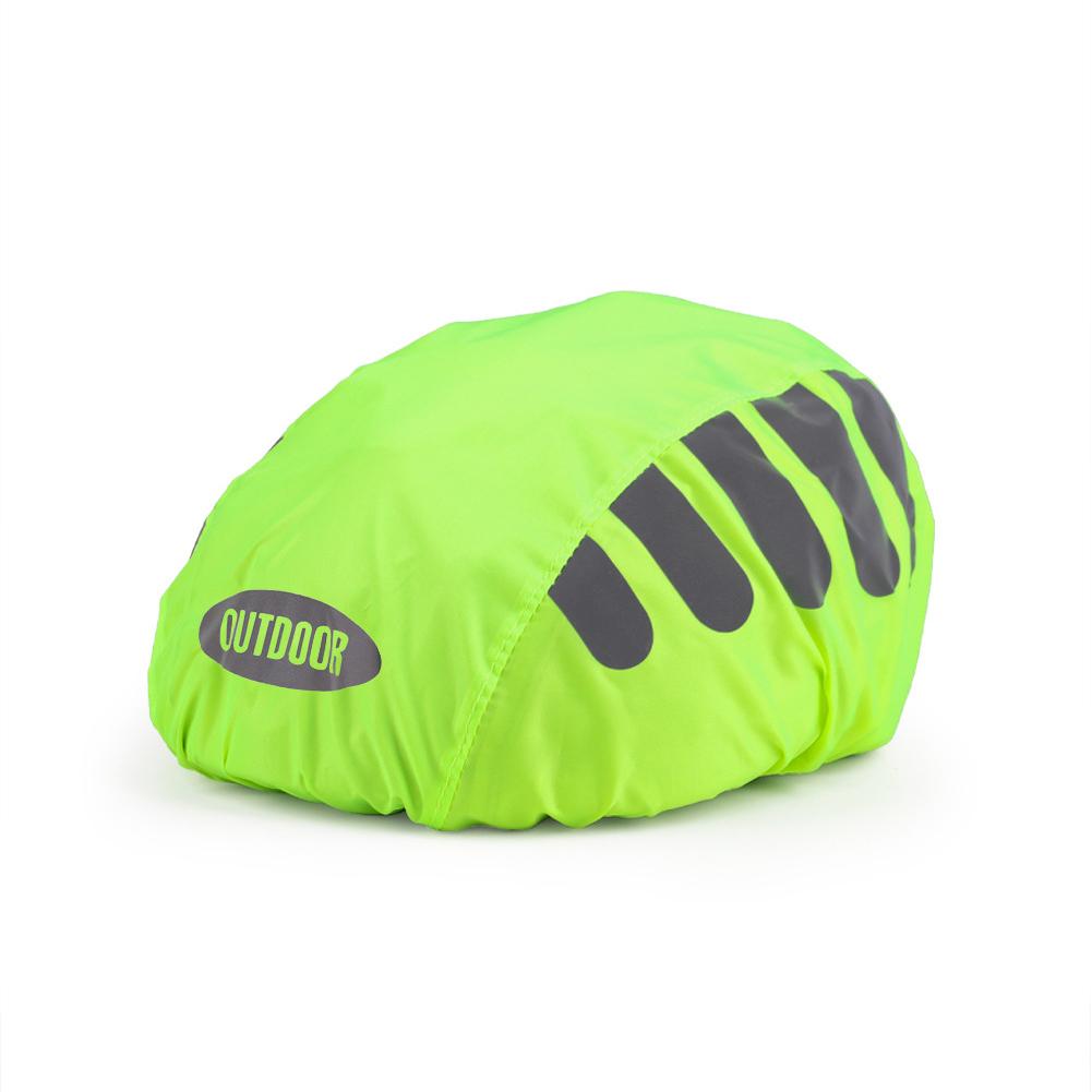 Bicycle Helmet Cover with Reflective Strip Safety Helmet Cover Waterproof Riding Helmet Rain Cover for Mountain Road Bike Helmet
