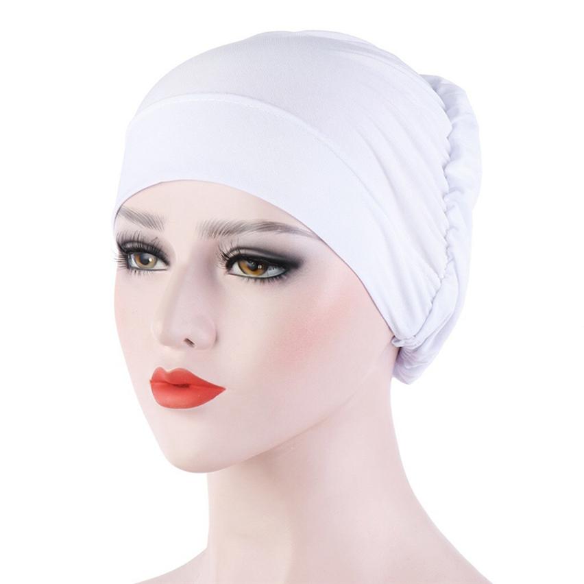 Cancer Chemo Cap Hijab Turban Hat Headwear Hijab Wrap Muslim Hair Loss