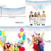 Bright And Cheerful Rainbow Party Streamer Banner For Birthdays Weddings And Celebrations