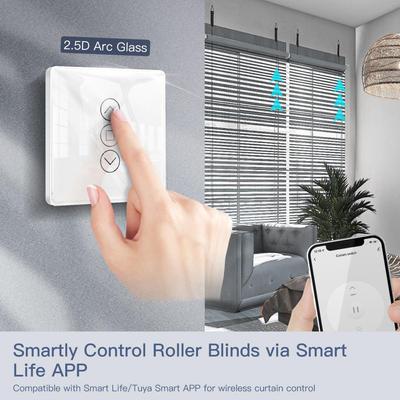Умный дом сенсорный выключатель занавеса Ac220v умный 2.5D Arc Wifi выключатель занавесок и жалюзи беспроводной для рулонных штор Tuya