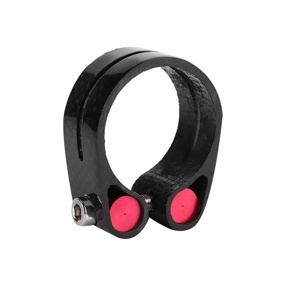 35 мм хомут для подседельного штыря из углеродного волокна для горного велосипеда, быстросъемный хомут для подседельного штыря