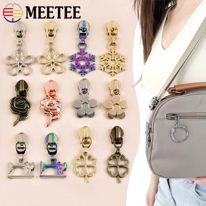 5/10/20 шт. Meetee 5# Бегунки для молний для нейлоновых лент молний Швейные головки застежек-молний Ремонтные комплекты Сумка Одежда Аксессуары