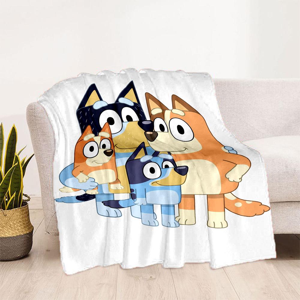 Bluey's Birthday Bash Blanket Soft Warm Cozy Great for Chair Picnics Couch Four Seasons Universal Playful Design