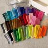 Women's Trendy Candy Color Thin Mid-Calf Socks - Colorful Japanese Style Summer Pile Socks