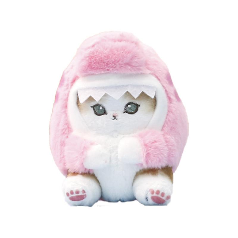 Japanese Style Shark Cat Plushie With Short Plush Material For Collectors