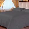 3PC Striped Flat Sheet Set In 100% Egyptian Cotton, 600TC - Includes 1 Flat Sheet & 2 Pillow Shams, Multiple Sizes & Colors