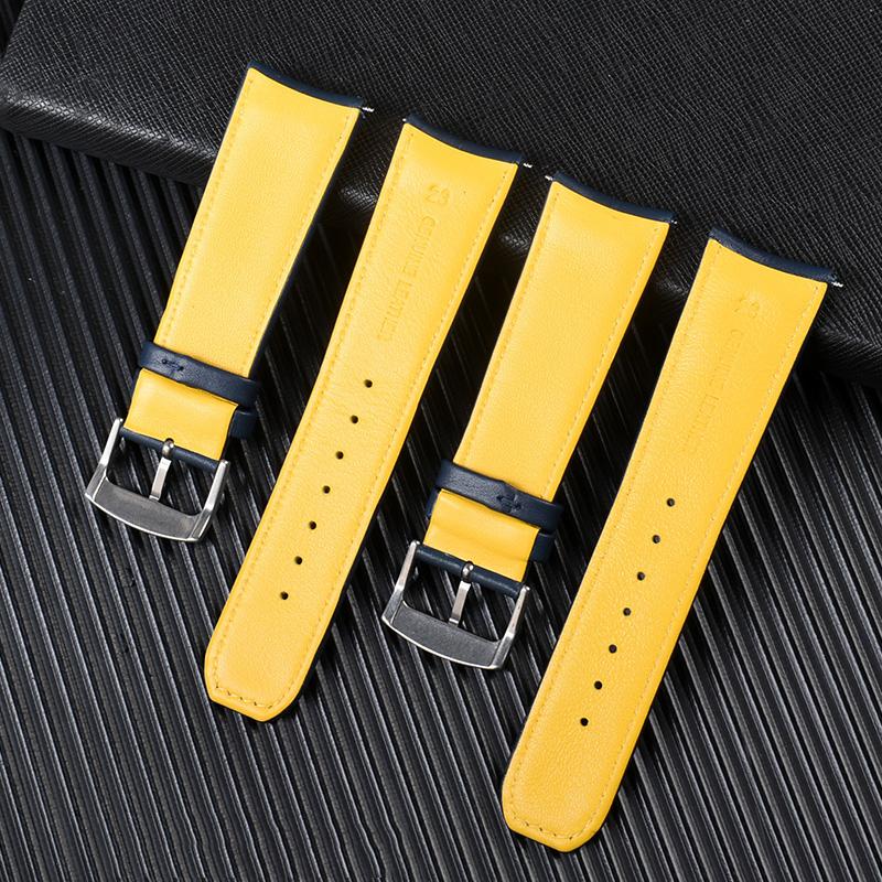 22мм 23мм Ремешок для часов из воловьей кожи для мужских часов CITIZEN Blue Angel Generation серии AT8020-54L AT8020-03L