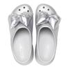 Crocs EVA Mermaid Bow Sandal 9.2cm Women's Metallic Silver