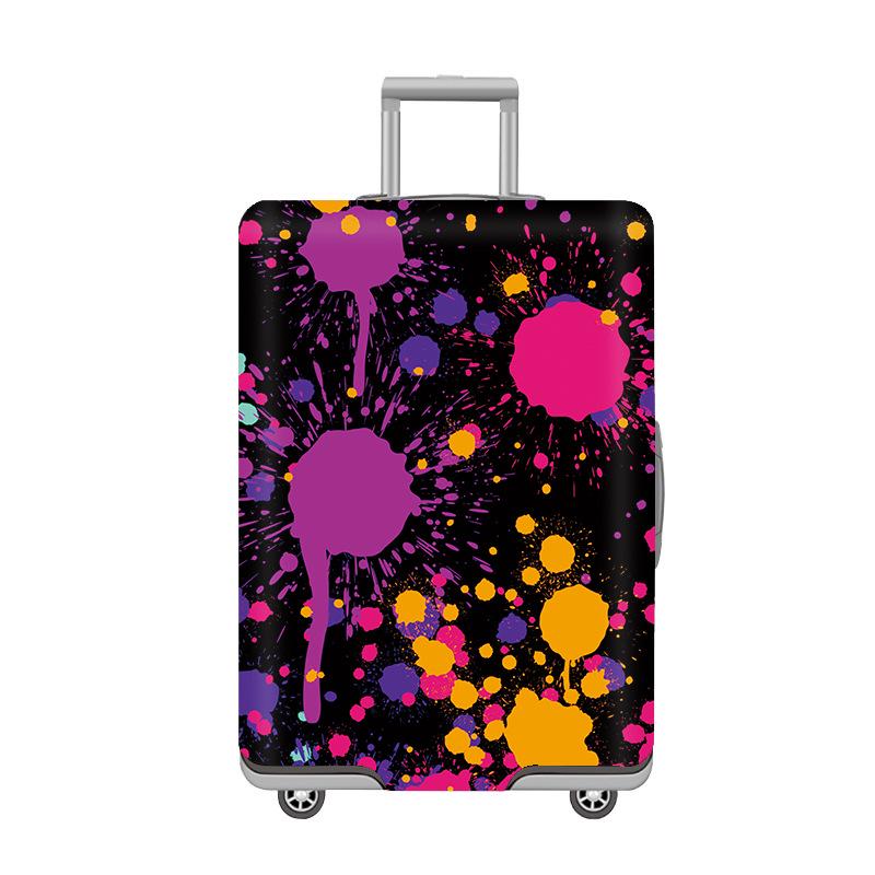 Thickened Elastic Printed Luggage Protector & Dust Cover