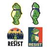 1/5/10/20/50/100Pcs Resist Frog Sticker Waterproof PVC Frog Meme Sticker Cell Phone Laptop Computer Helmet
