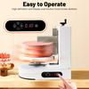 Automatic Cake Icing Machine, 200W Cream Spreader 320RPM, with LCD Touch Screen for 4-12 Inch Cakes, for Bakery Shop Home Use