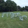 Garden Rows Plants Guard Greenhouse Cover Transparent Waterproof Simple Installation Plant Growing Cover Tunnels