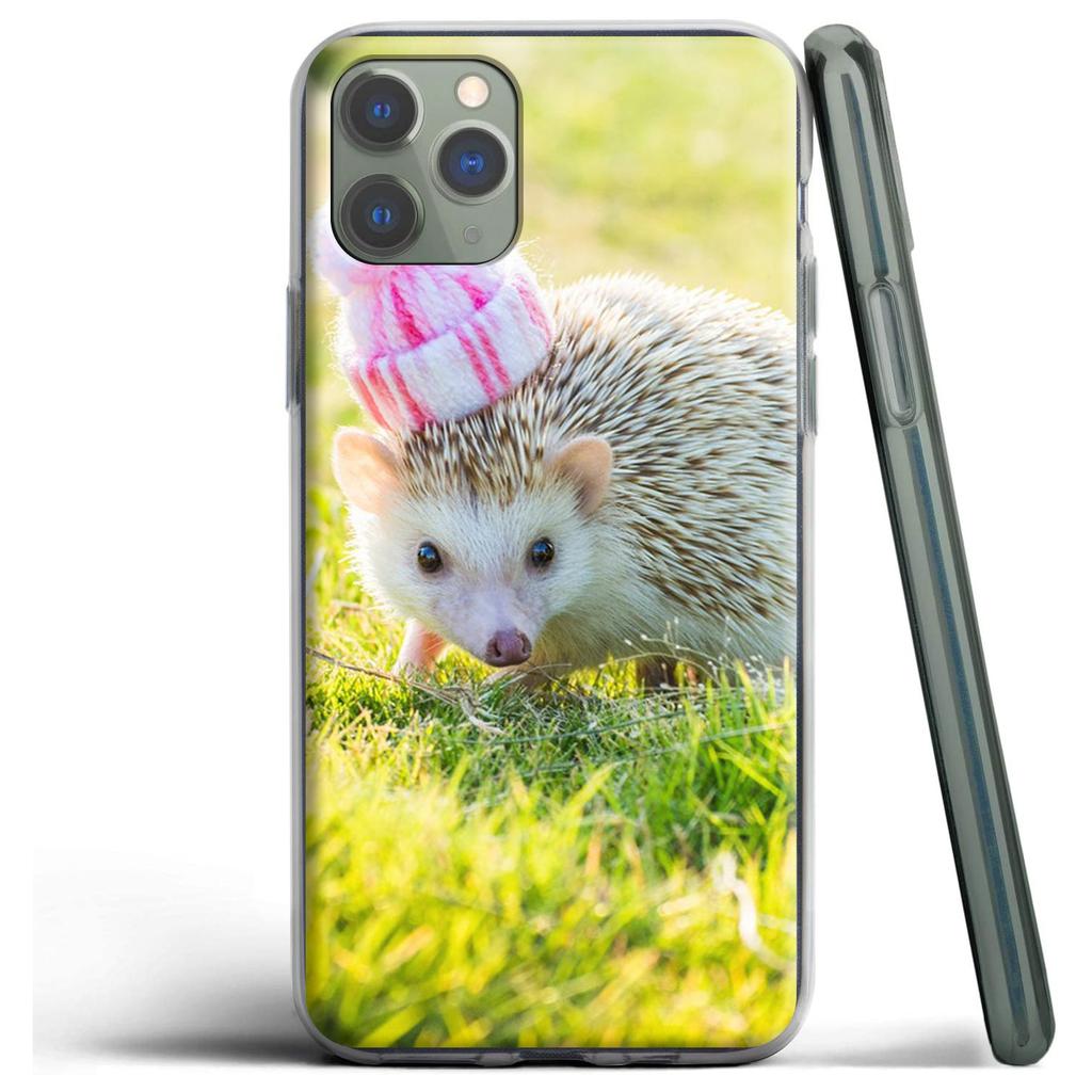 Силиконовый чехол Kawaii Hedgehog Heart для Apple iPhone 12 Mini 11 Pro SE XS X XR Max 8 7 6S 6 Plus 5S