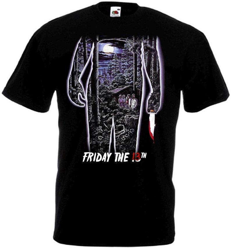 FRIDAY THE 13th Movie Poster T shirt black all sizes S M L XL 2XL 3XL