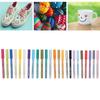 Coloured Acrylic Marker Pen Kit Non Toxic Water Based Painting Drawing Tool(24 Colors )