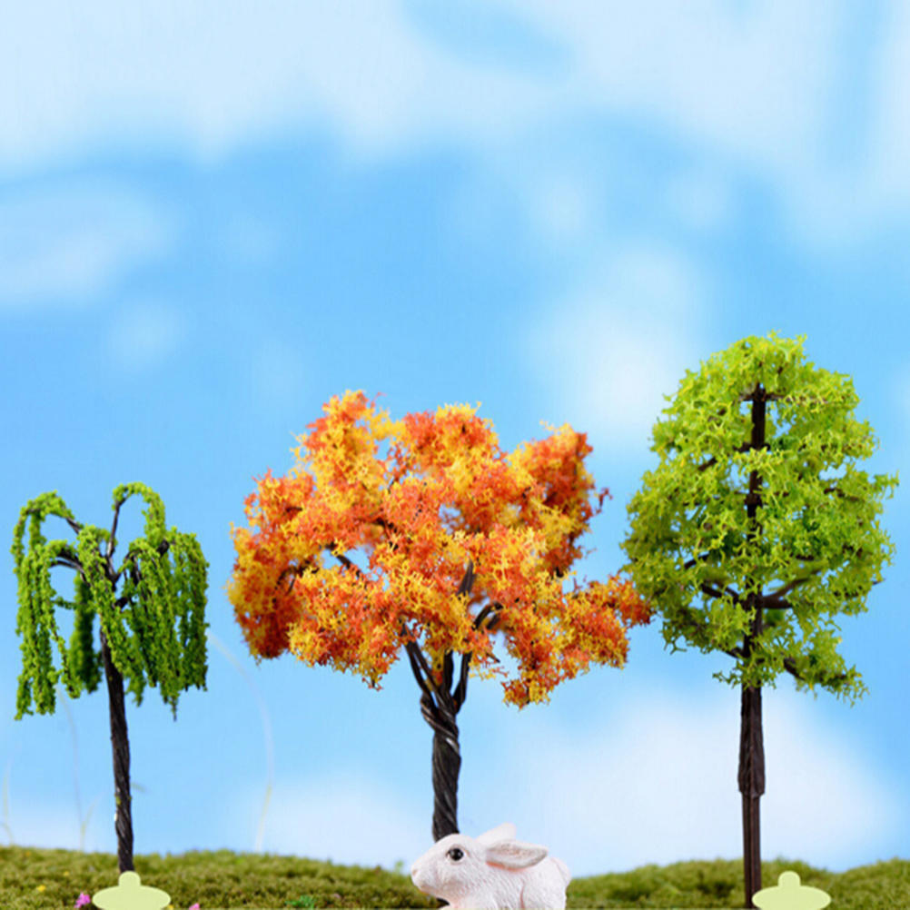 Trees For Miniature Fairy Garden Ornament Dollhouse Plant Pot Figurine Diy Craft