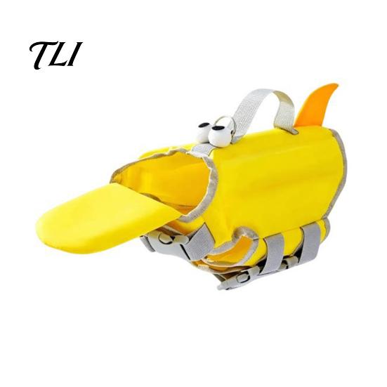 Water Sports Apparel for Dogs Dog Life Jacket, High Buoyancy Pet Swim Vest with Chin Rest And Rescue Adjustable Safety Gear Handle, Float Jacket