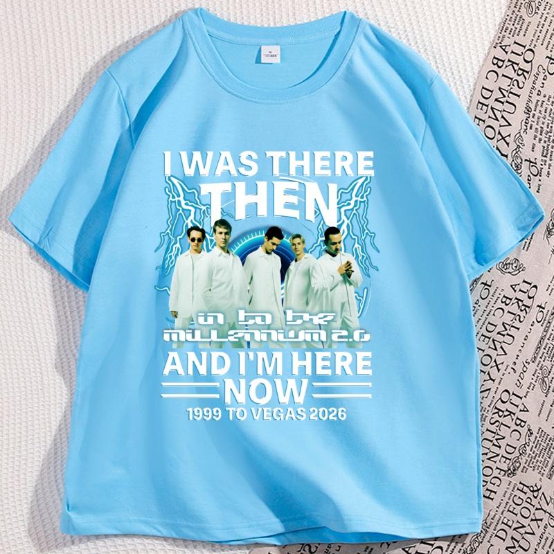 Backstreet Boys T-Shirts Y2K Fun Casual Cotton Clothing Gift Clothing Into The MILLENNIUM Vintage Tops Women Unisex Streetwear Tees