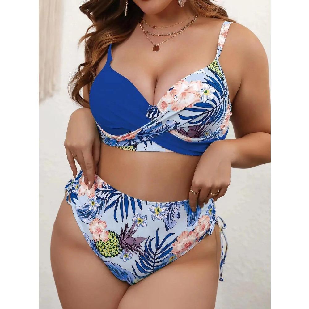 Женское бикини, сексуальный купальный костюм с высокой талией, пляжный купальник, женский летний купальник