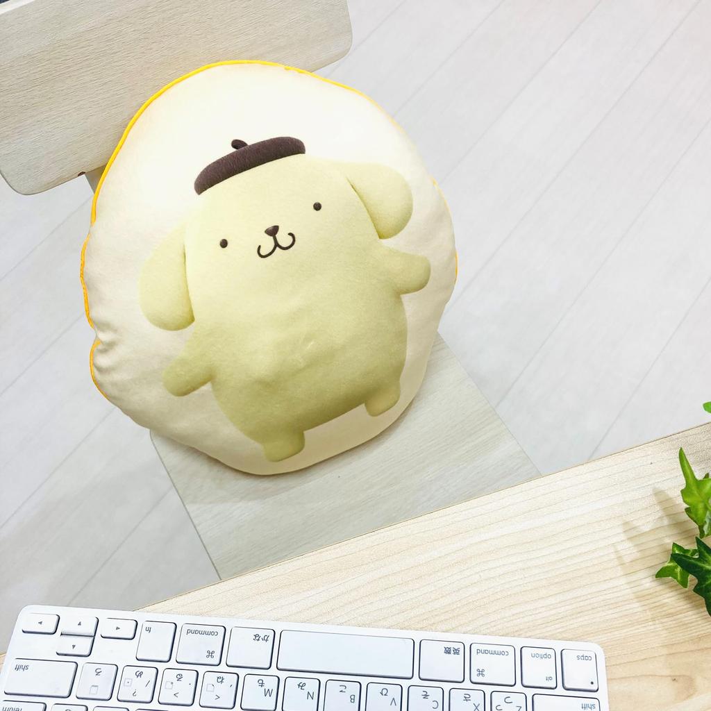 MORIPiLO Персонажи Sanrio Пумпурин Подушка для тела Микроткань Плюшевая игрушка Подушка для сна 30x40x10 см Желтый от Morishita Makura (Вырубленная подушка)