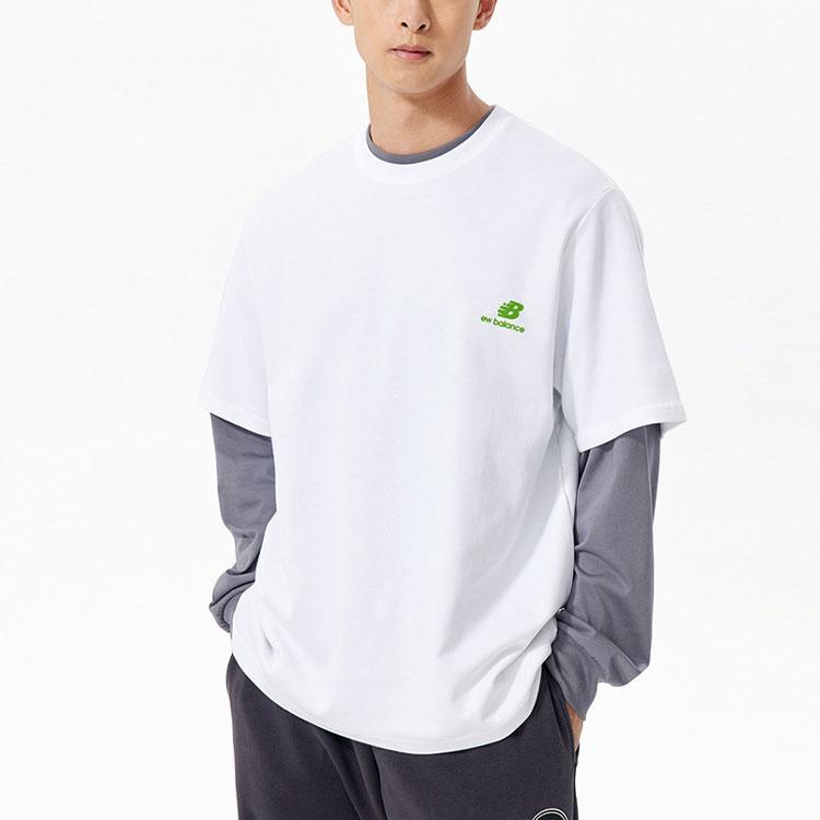 New Balance x Nice Rice Logo Tee Asia Sizing 'White' Men's AMT22380-WT