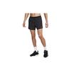 Solid Mid-Waist Elastic Sports Casual Shorts Men Bottoms Black FN2992-010