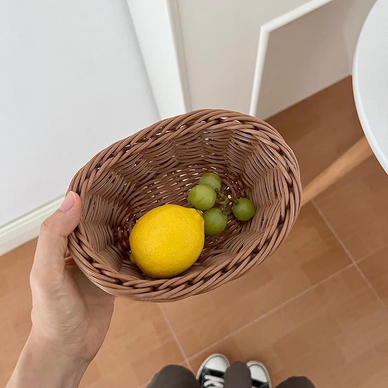 1 шт. дисплей ротанговая корзина органайзер коробка кухонная корзина для хранения фруктов овощи корзина для хранения в форме корабля пластик SML