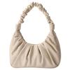European and American Niche Design Bags for Women Handbag Cow Horn Pleated Bag Cloud Bag Baguette Bag Underarm Bag Crossbody Shoulder Bag