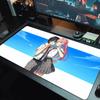 DARLING in the FRANXX Большой Коврик для Мыши Большой Игровой Коврик для Стола Нескользящий Коврик для Ноутбука Планшета Большой Коврик для Мыши XXL Коврик Мини-ПК Игровой Коврик С Замшевой Кромкой