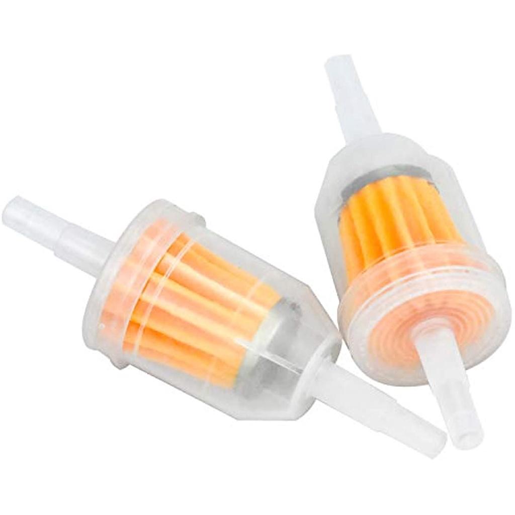 Упаковка из 12 топливных фильтров 6 мм/8 мм, бензиновый фильтр, универсальный газойль, жидкий фильтр, бензиновый фильтр для газонокосилки, автомобиля, мотоцикла, скутера, мопеда, дизельного мопа