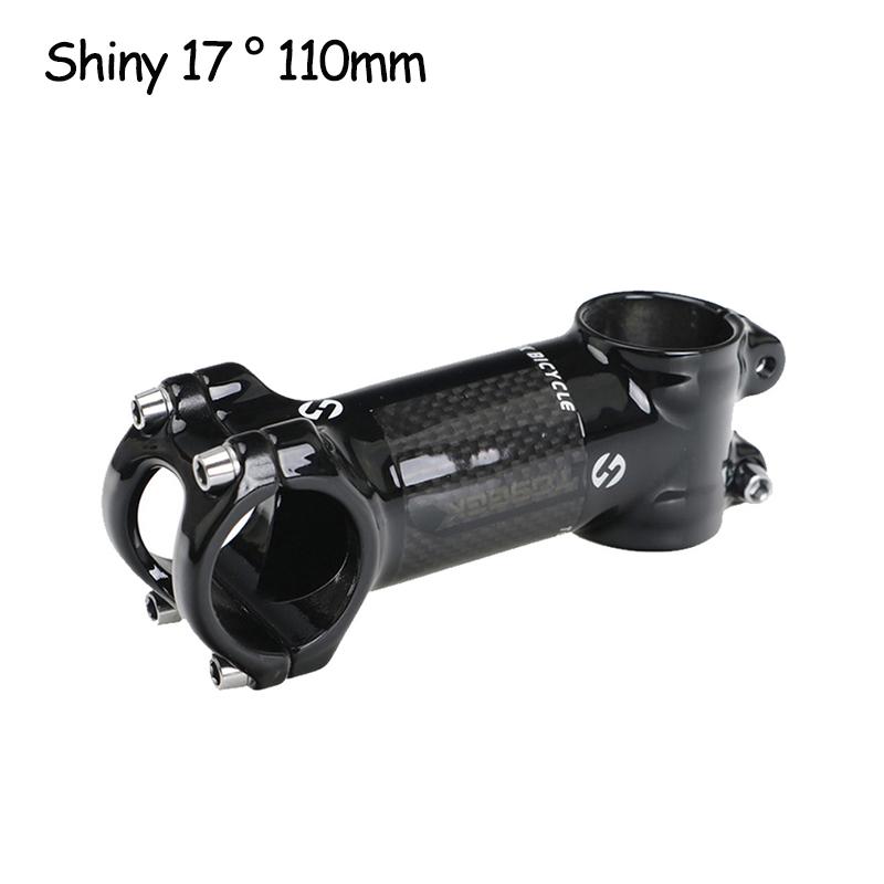 Вынос руля велосипеда TOSEEK Карбон Алюминий Дорожный МТБ Велосипедный вынос Сверхлегкий 31,8 МТБ Вынос 6/17 градусов Велосипедный стол Велосипедная деталь