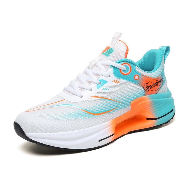 Мужская обувь 2025 лето новая мягкая подошва легкая и дышащая повседневная универсальная спортивная обувь прочная эластичная амортизирующая износостойкая обувь для бега
