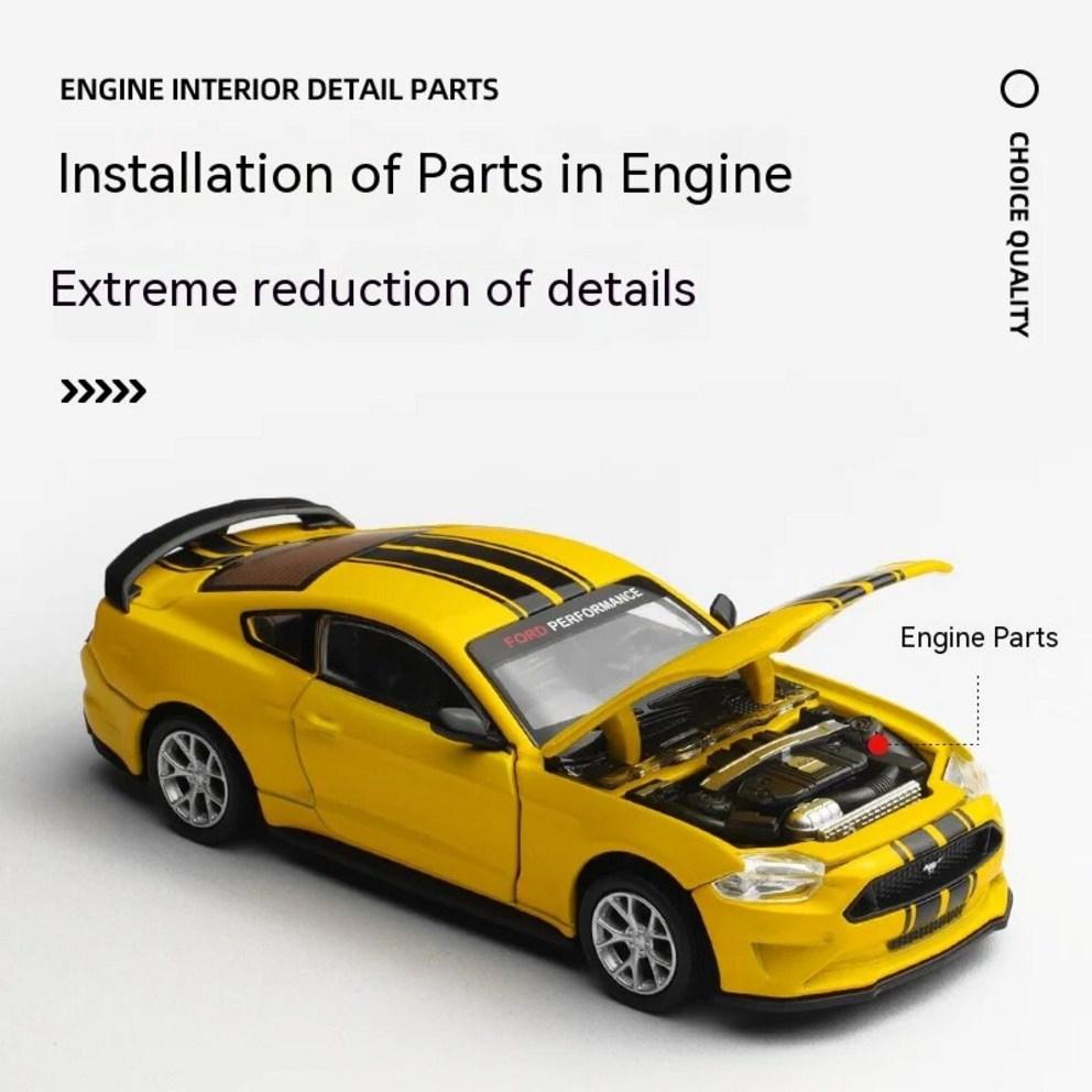 CCA DIY 1:Модель-конструктор Ford Mustang в масштабе 43