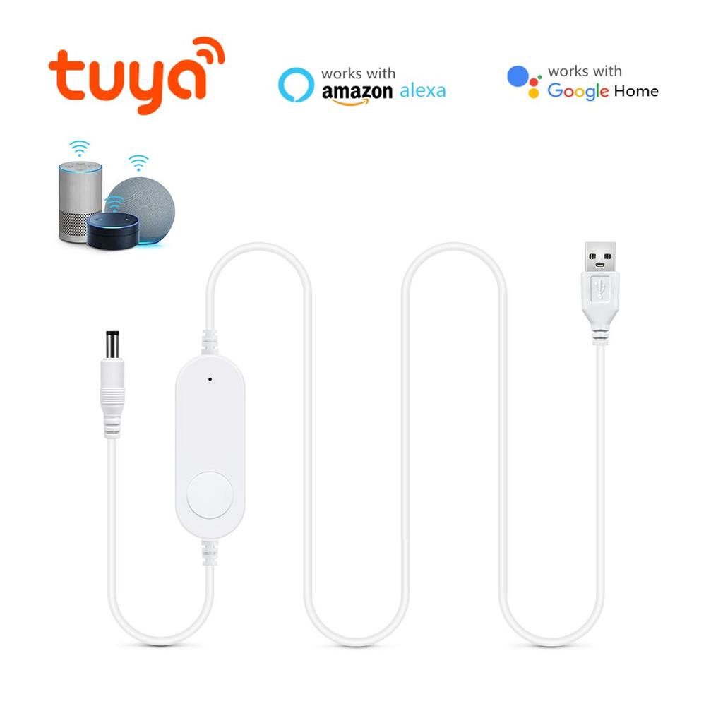 USB 5V TUYA Smart WiFi Single Color LED Strip Controller Wireless Remote Controller Dimmer Switch Work with Alexa Google Home