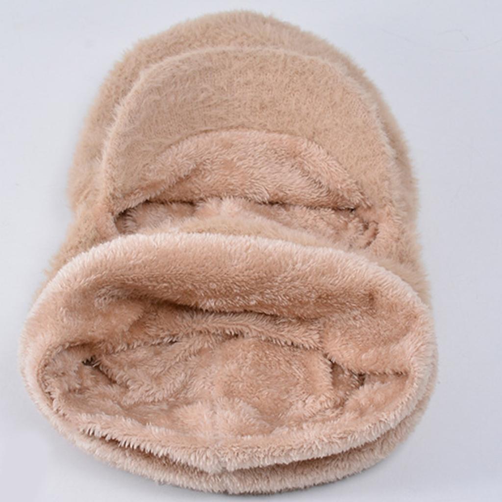 Furry Balaclava for Outdoor Activity Hat with Neck Warmer Hat Pullover Unisex Hat Furry Skull Caps 2000s