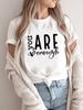 (Asian Size) T Clothing Casual Fashion Women's Top Print Female Casual Love Sweet Cute Graphic Tee Short Sleeve T-shirt