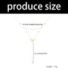 Elegant Beaded Necklace Y Shape Neck Jewelry Sun Pendant Necklace Alloy Texture Fashion Necklace for Fashion Ladies
