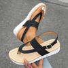 Women Summer New Flat Sandals Lightweight Non Slip Beach Shoes Woman Platform Buckle Strap Clip Toe Sandals Sandalias Mujer