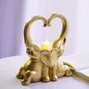 Пара Слонов Подсвечник День Святого Валентина Украшение На Колонну Канделябры Ресторан Подсвечник Свадьба