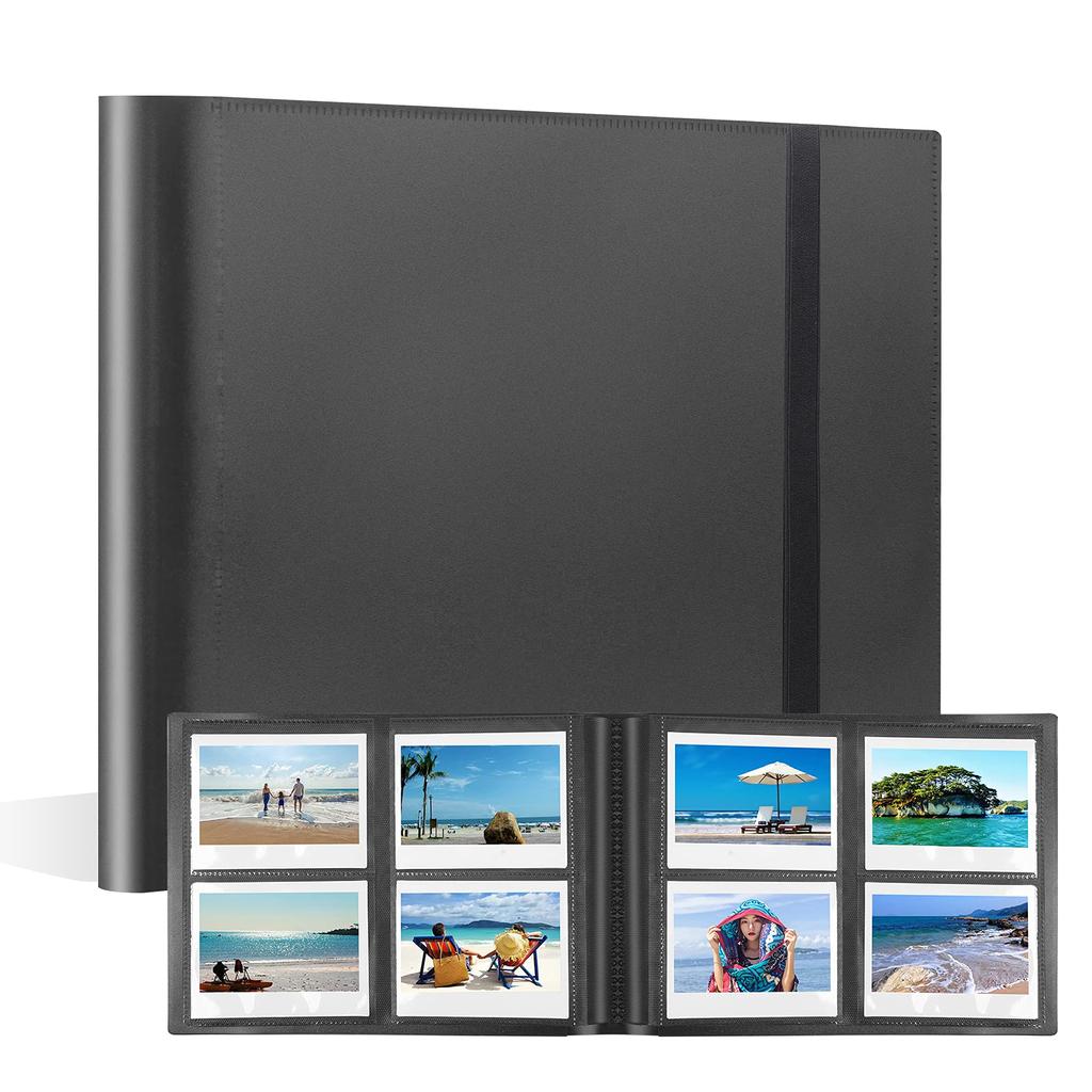 160 Pocket Photo Album for Fujifilm Instax Wide 300 Polaroid 600 Photo Polaroid Now OneStep2 600 Instant Film Album for POP Lab Instant Print Camera